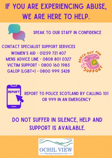 Domestic Abuse Poster OVHA