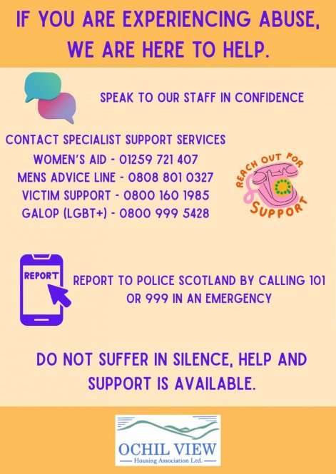 Domestic Abuse Poster OVHA