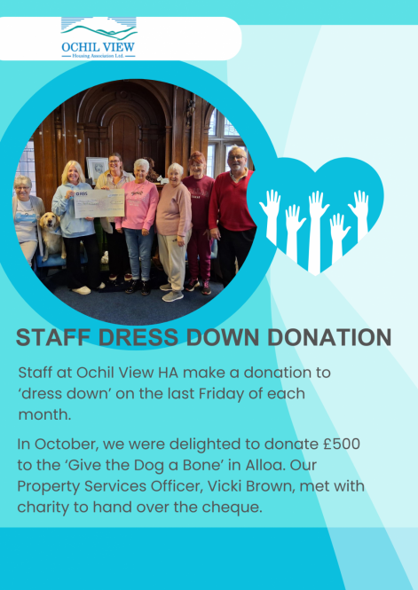Staff Dress Down Donation Oct 25